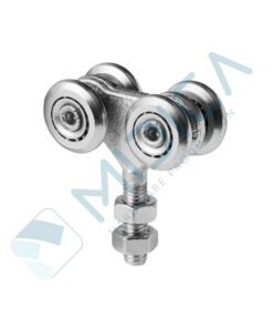 Cărucior 4 role cu bile pentru șină STRELA 33, capacitate 80 kg/buc.