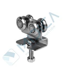 Cărucior 4 role cu bile pentru șină STRELA 33, capacitate 55 kg/buc.