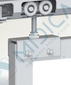 Alternative view of Suport superior reglabil pentru uși culisante cu cadru din profil in formă de "U"