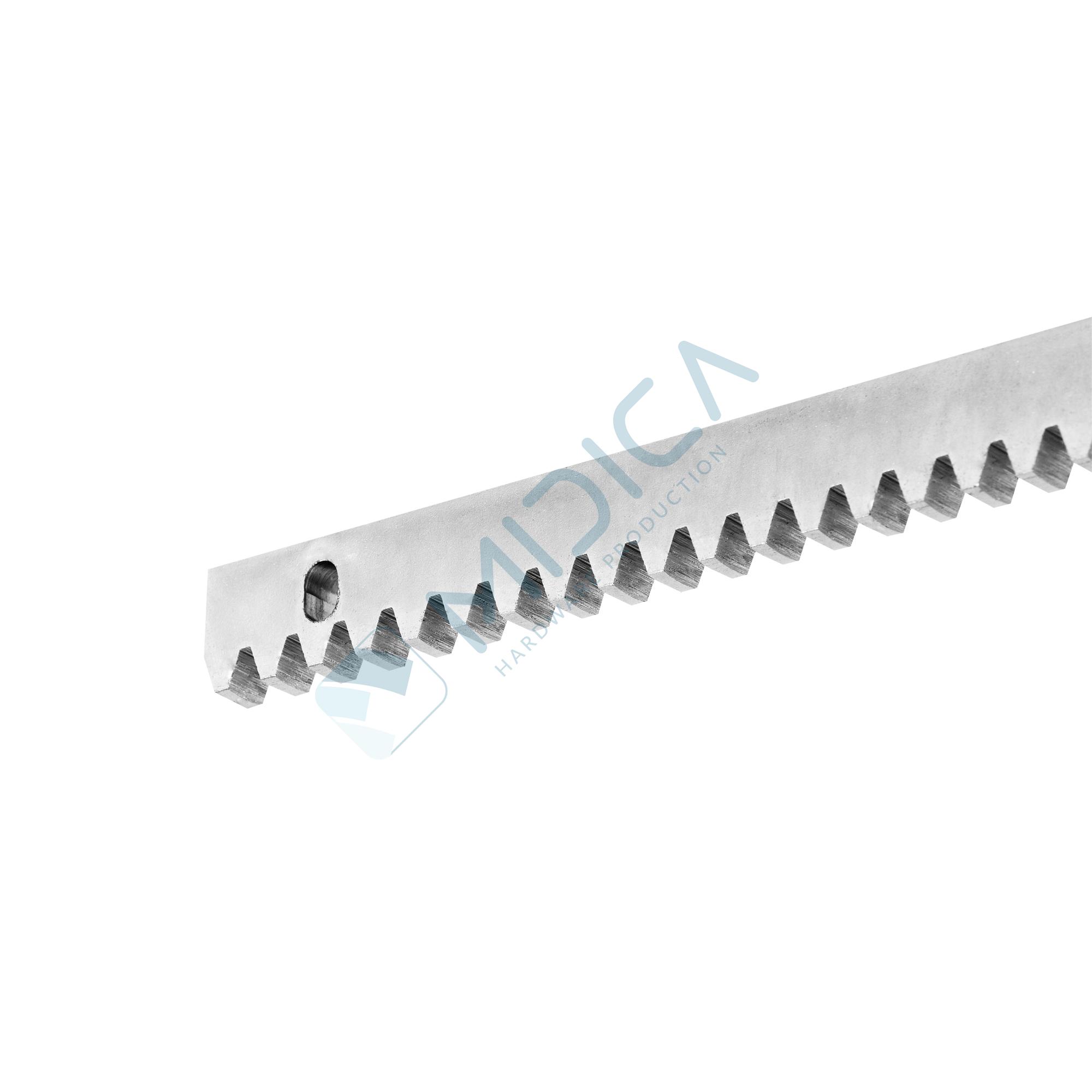 Cremalieră de oțel zincată 30x12x1000 mm, MODUL 4