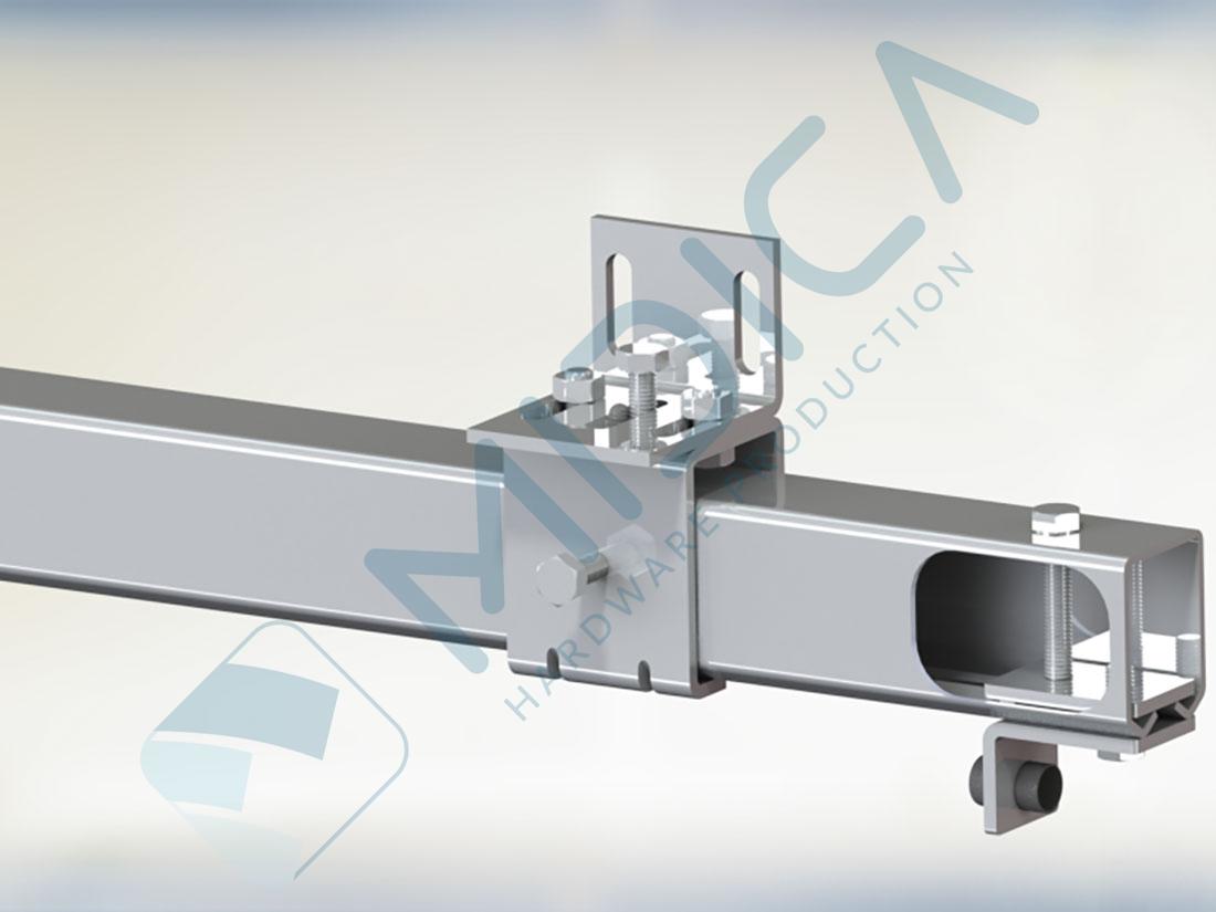 Suport prindere de perete șină STRELA 33 - imagine 2