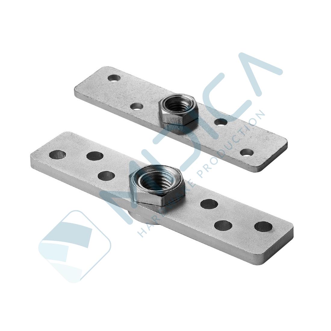 Plăcuță fixare cărucior pe cantul ușii M8