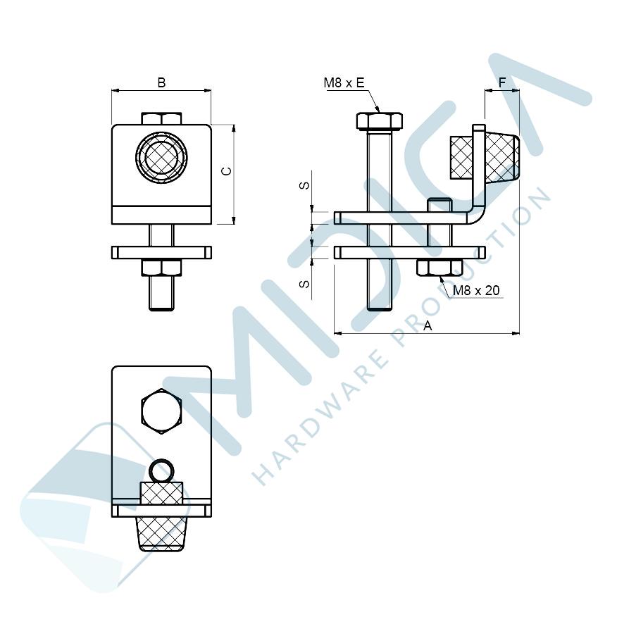 Opritor interior șină STRELA 42 - imagine 3