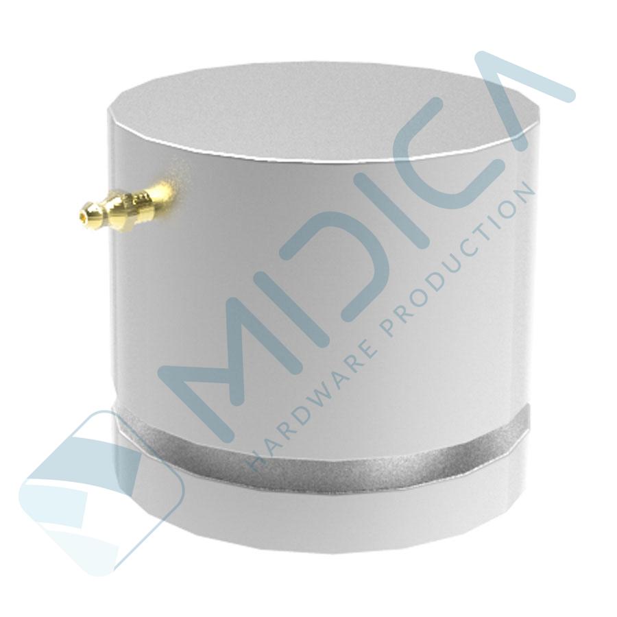 Pivot inferior sudabil cu rulment, D=50 mm, zincat - imagine 2