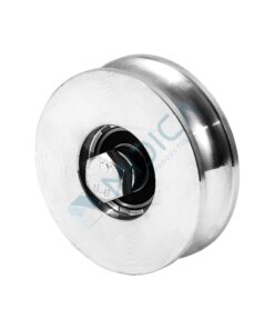 Rolă simplă cu profil R, D=20 mm, 2 rulmenți