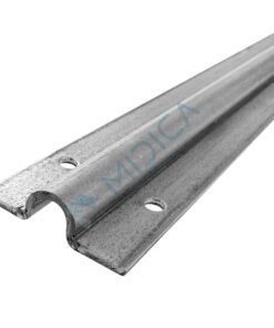 Șină de culisare aplicată galvanizată, L=3 m, D=20 mm