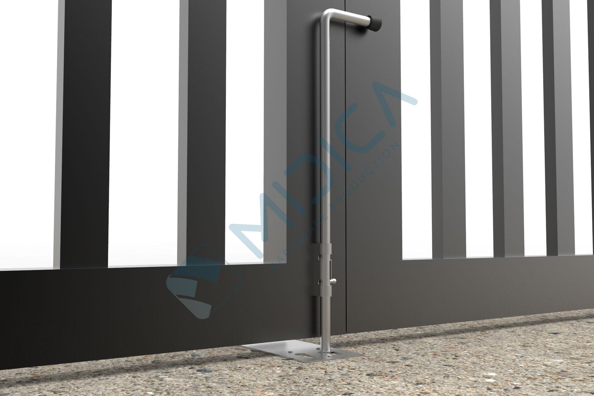 Zăvor sudabil pentru poartă L=300 mm - imagine 2